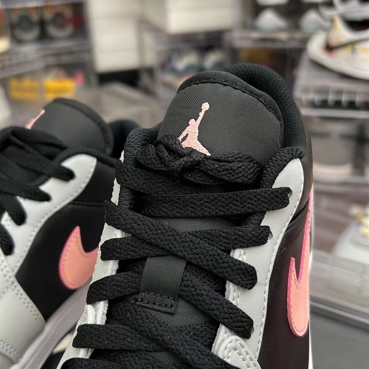 Air Jordan 1 Low Black Grey Pink 553558-062 Release Date Info