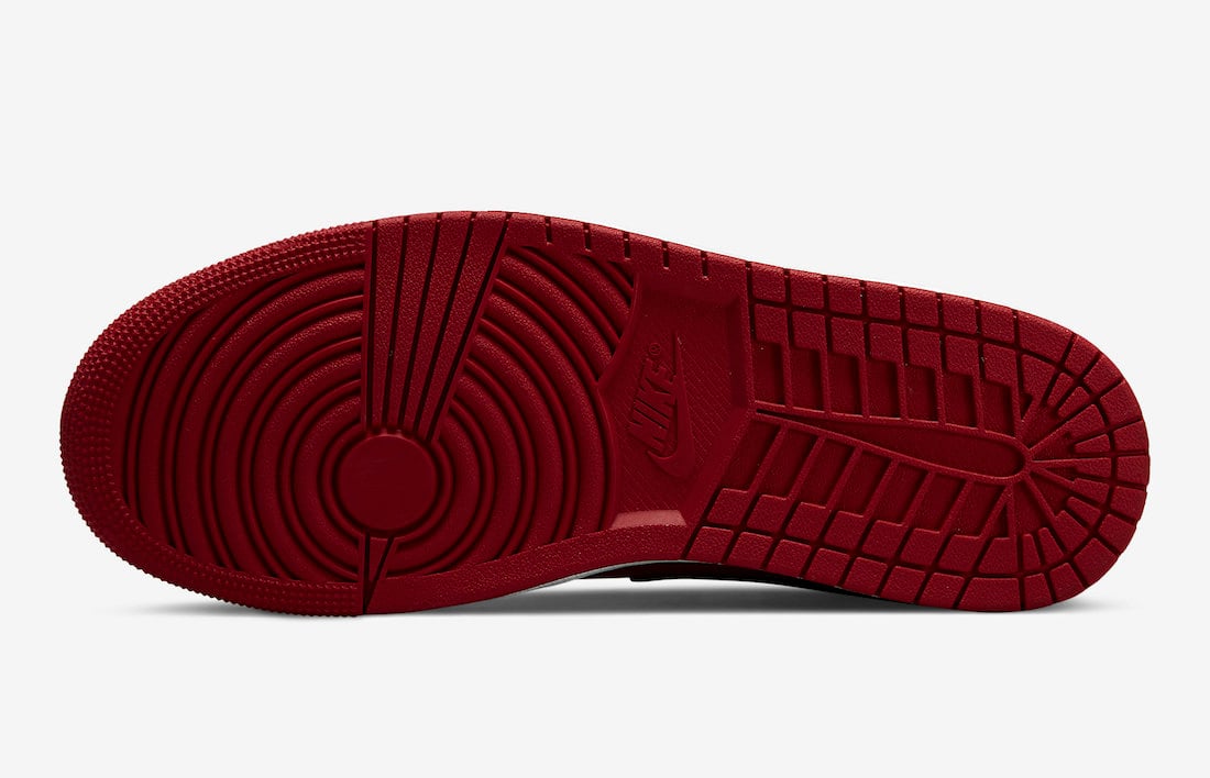 Air Jordan 1 Mid Reverse Bred Gym Red Black White 554724-660 Release Date Info