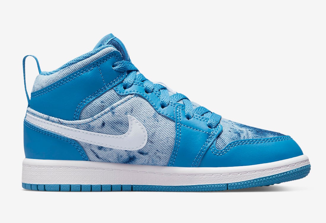 Air Jordan 1 Mid Washed Denim DM8952-400 Release Date Info