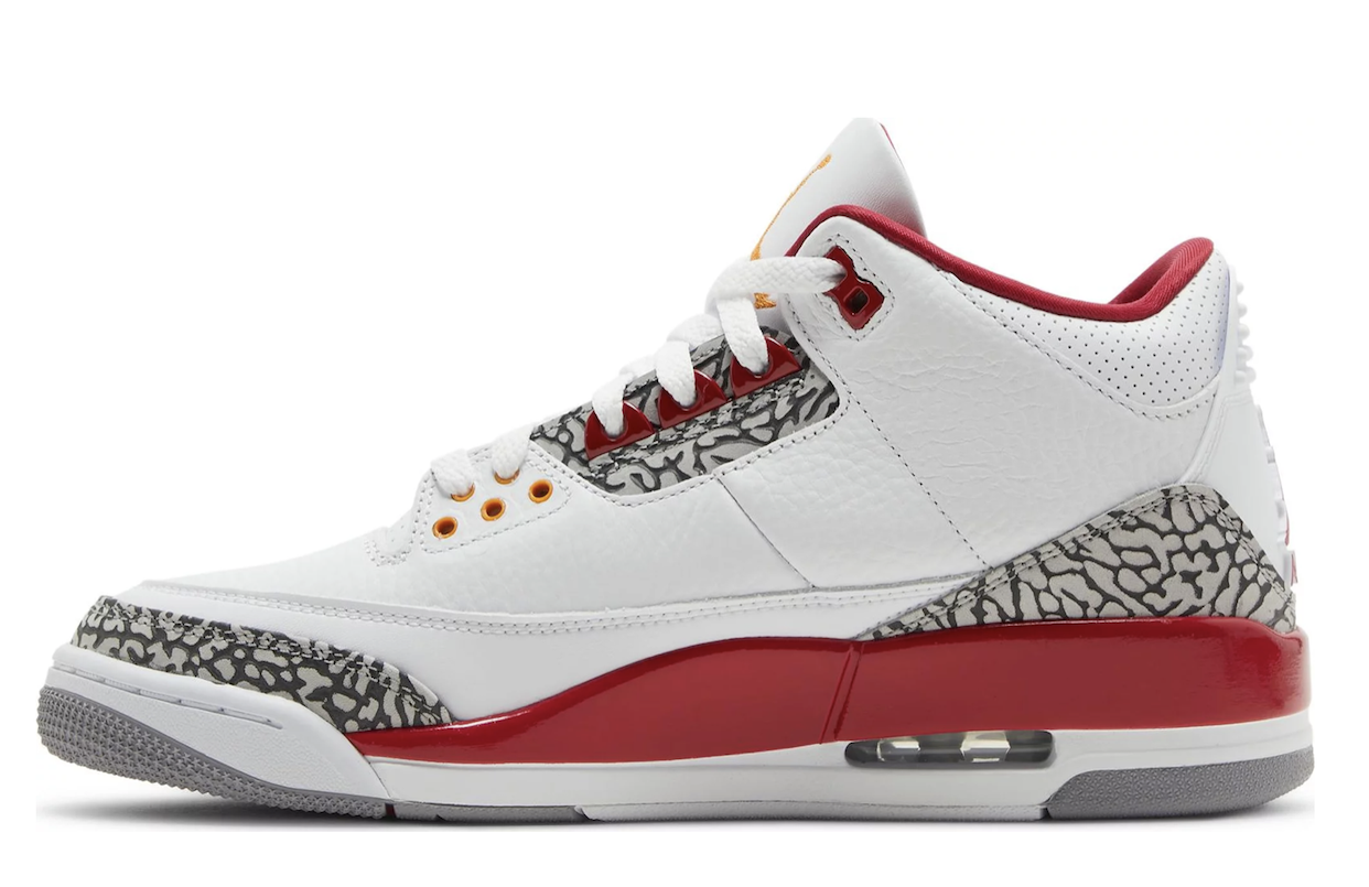 Air Jordan 3 Cardinal CT8532-126 Release Info Price