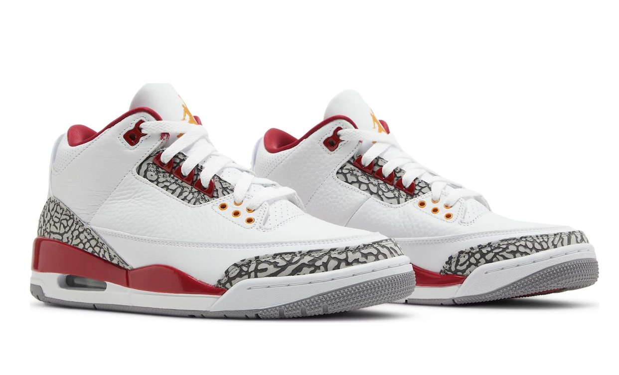 Air Jordan 3 Cardinal CT8532-126 Release Info Price