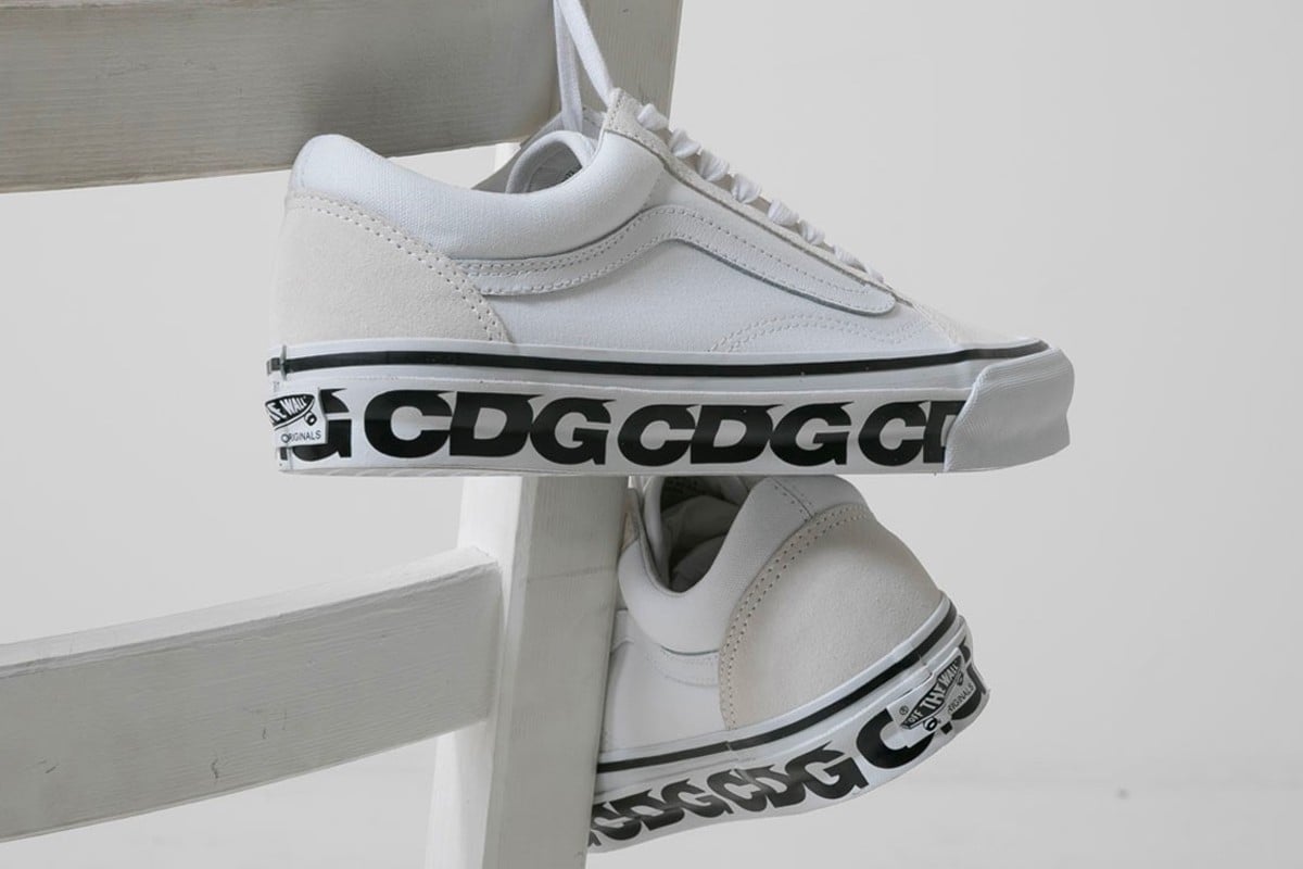 CDG Vans Old Skool White Release Date Info