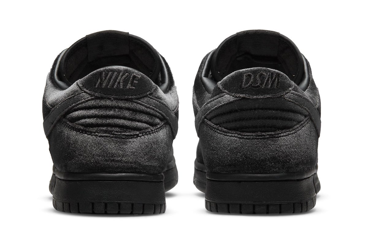 Dover Street Market DSM Nike Dunk Low Velvet Black DH2686-002 Release Info Price