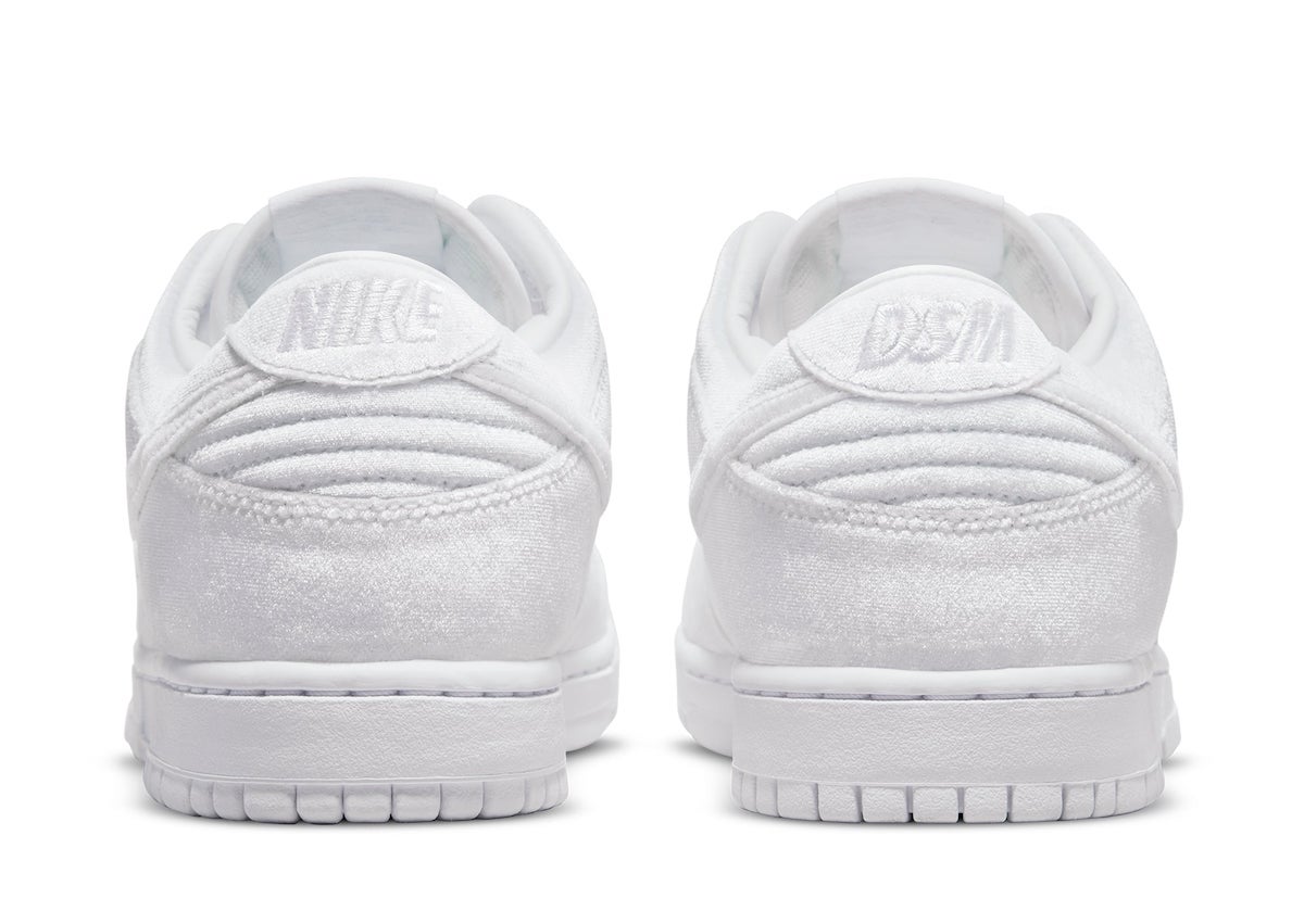 Dover Street Market DSM Nike Dunk Low Velvet White DH2686-100 Release Info Price