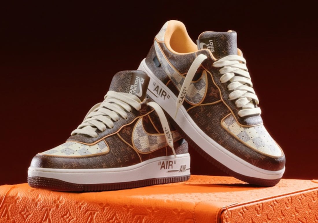 Louis Vuitton x Nike Air Force 1 Monogram Auction