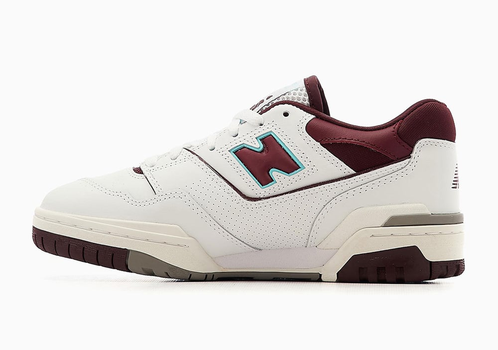 New Balance 550 White Burgundy Blue BB550WBG Release Date Info New Balance 550 White Burgundy Blue BB550WBG Release Date Info