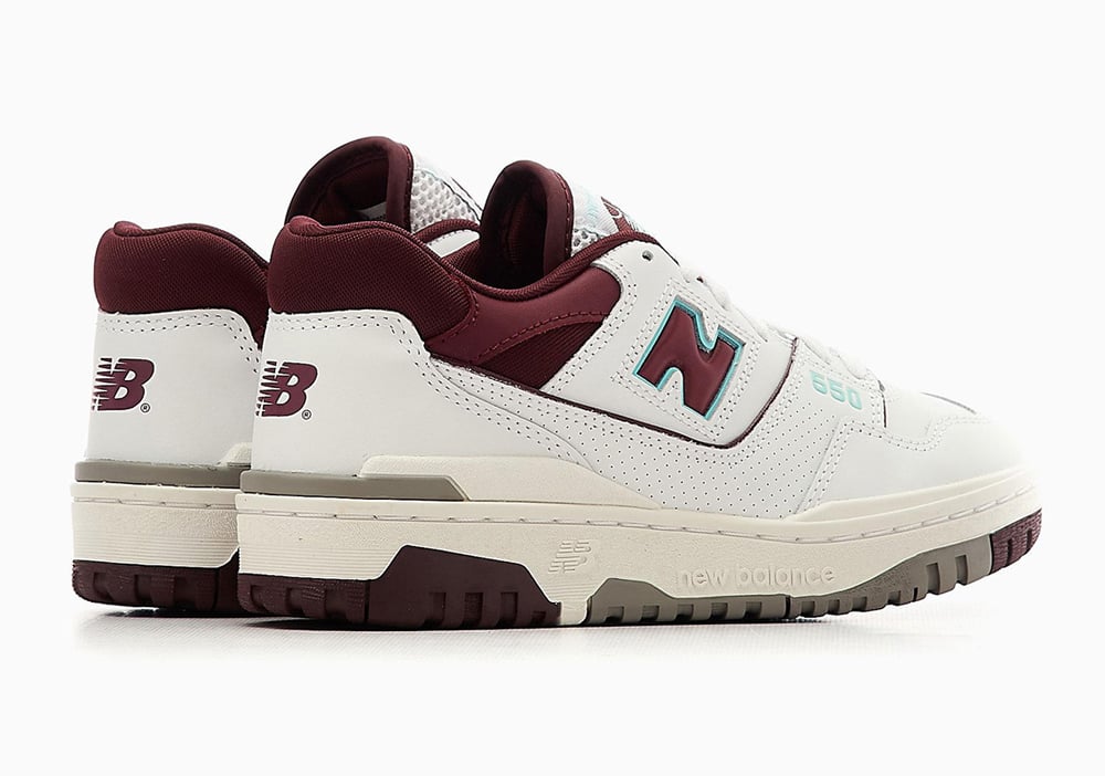 New Balance 550 White Burgundy Blue BB550WBG Release Date Info New Balance 550 White Burgundy Blue BB550WBG Release Date Info