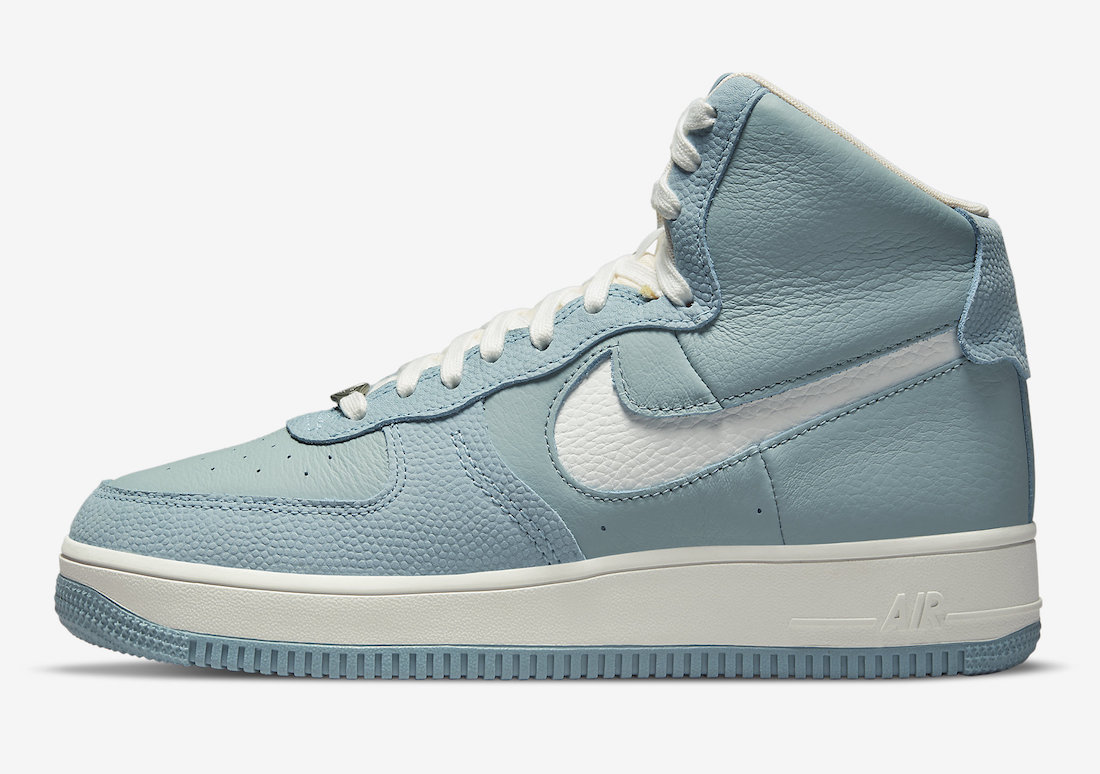 Nike Air Force 1 High Sculpt Ocean Cube White Worn Blue DQ9325-300 Release Date Info