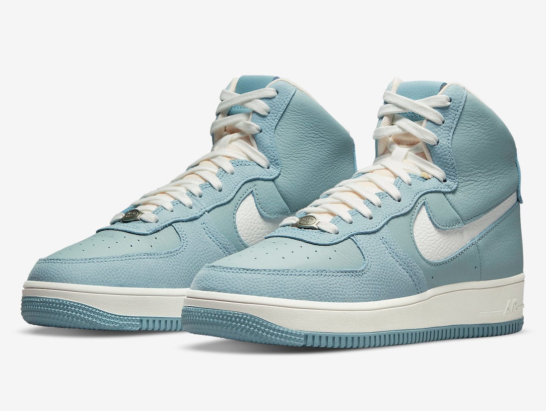 Nike Air Force 1 High Sculpt Ocean Cube White Worn Blue DQ9325-300 Release Date Info