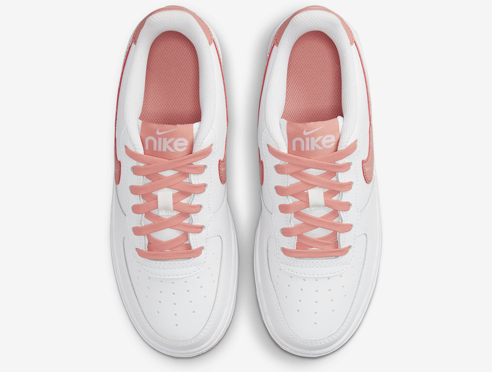 Nike pink and white air forces Air Force 1 Low Eroded White Pink DM0985-100 Release Date