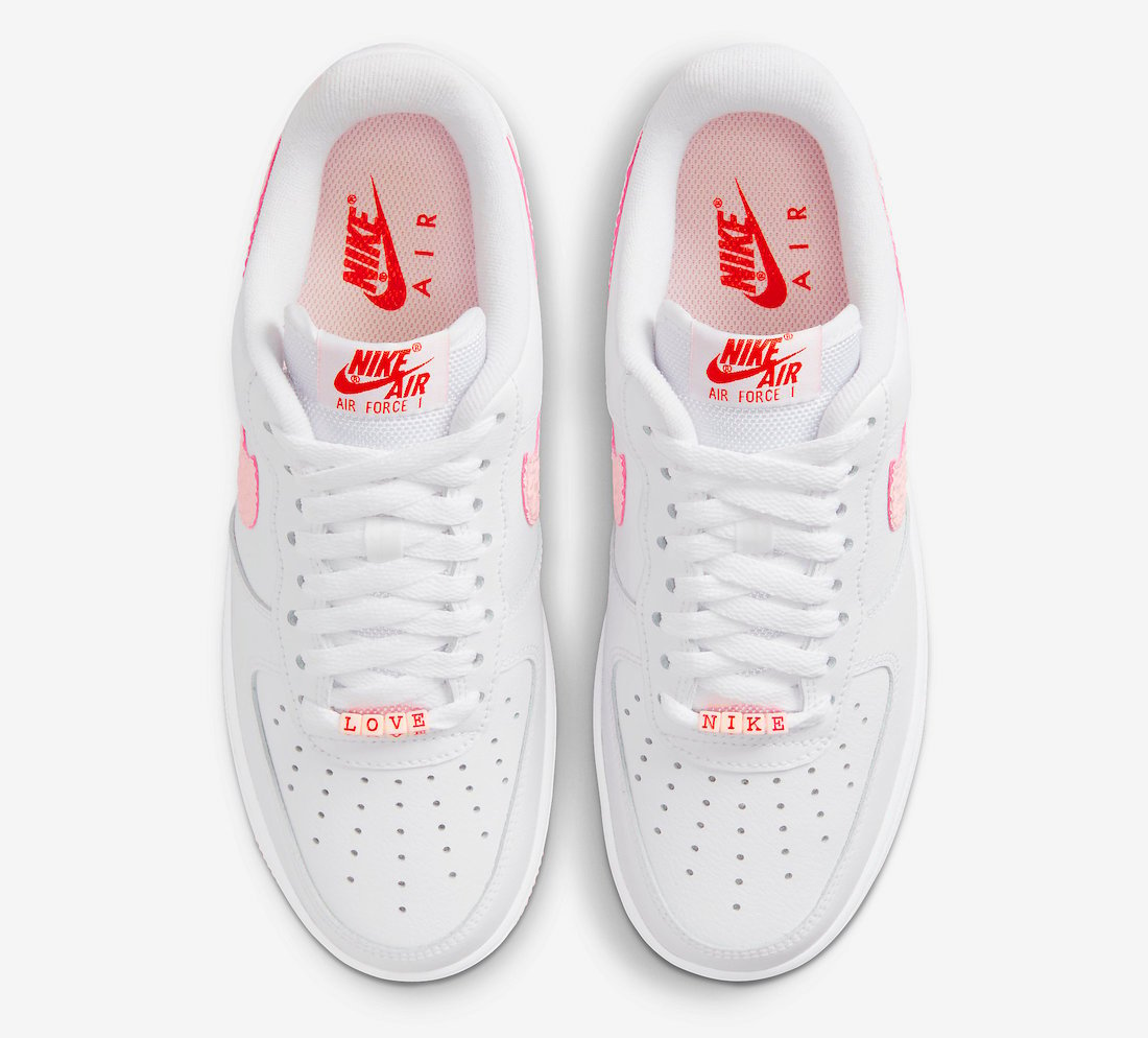 Nike Air Force 1 Low Valentine's Day 2022 DQ9320-100 Release Date Info ...