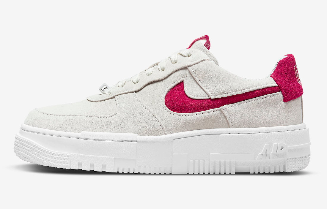Nike Air Force 1 Pixel Mystic Hibiscus DQ5570-100 Release Date Info
