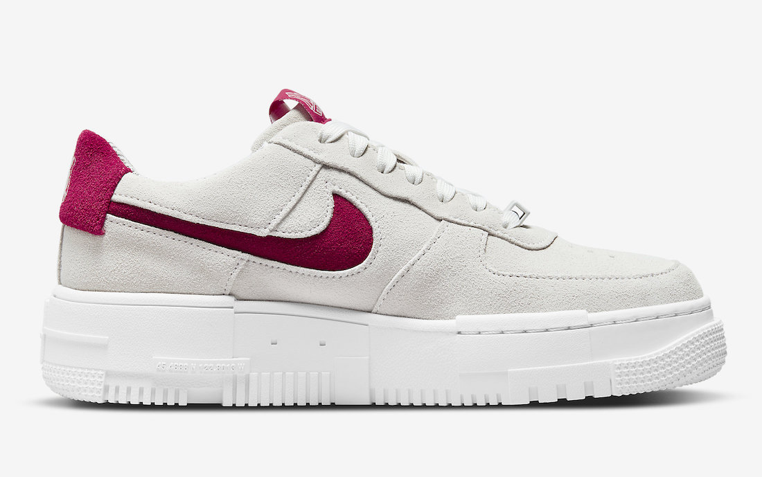 Nike Air Force 1 Pixel Mystic Hibiscus DQ5570-100 Release Date Info