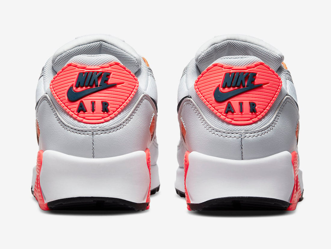 Nike Air Max 90 Grey Yellow Infrared DH5072-001 Release Date Info