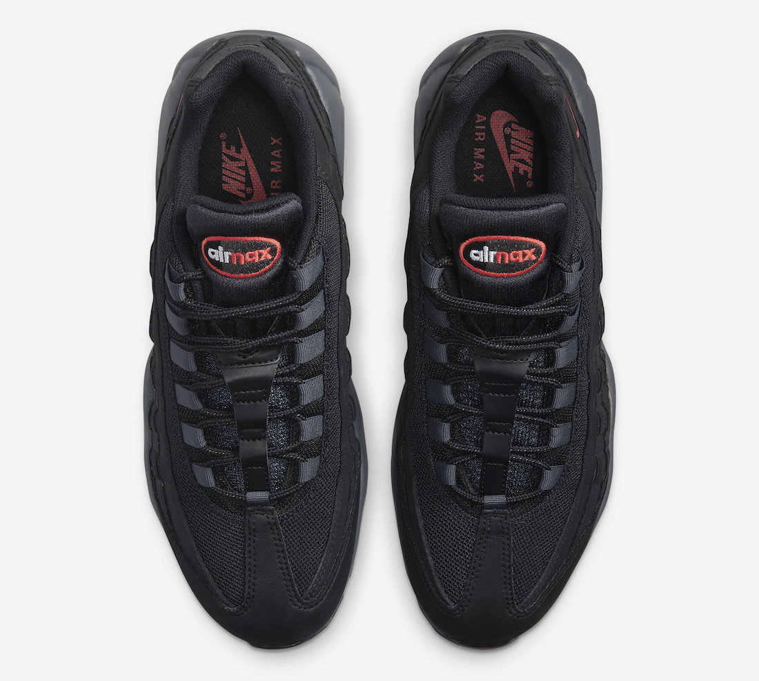 Nike Air Max 95 Black Grey Red DV5672-001 Release Date Info