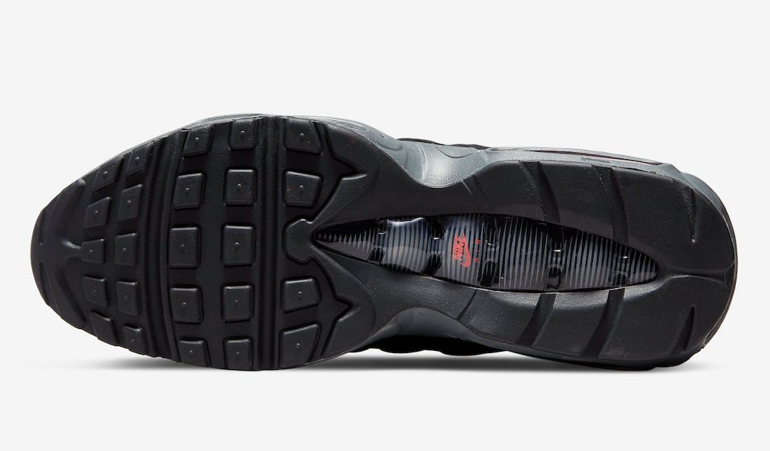 Nike Air Max 95 Black Grey Red DV5672-001 Release Date Info
