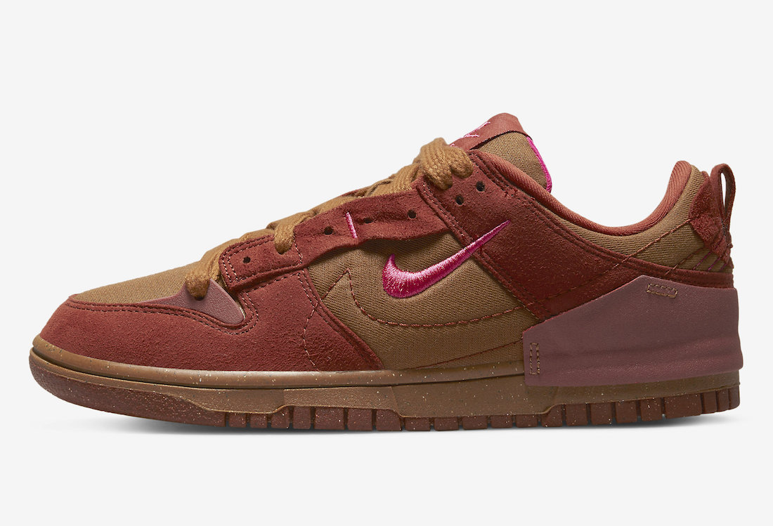 Nike Dunk Low Disrupt 2 Desert Bronze Pink Prime Rugged Orange DH4402-200 Release Date info