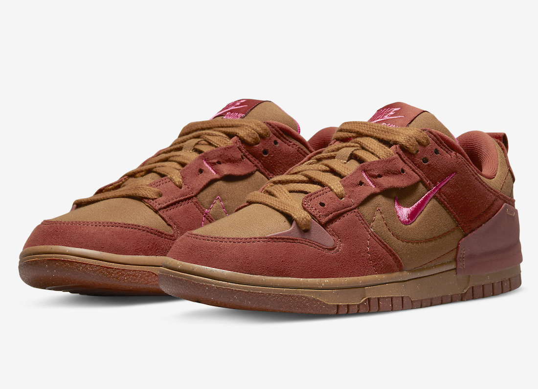 Nike Dunk Low Disrupt 2 Desert Bronze Pink Prime Rugged Orange DH4402-200 Release Date info