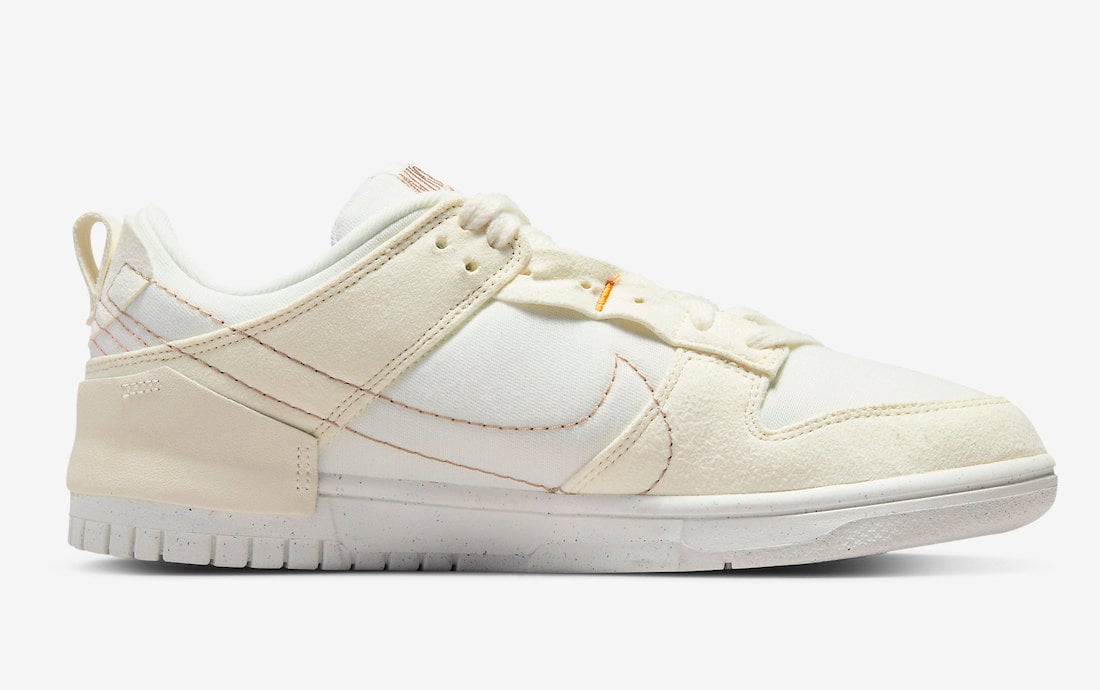 Nike Dunk Low Disrupt 2 Pale Ivory Light Madder Root Sail Venice DH4402-100 Release Date Info