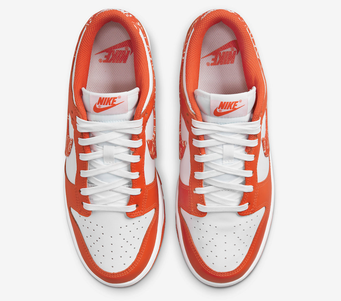 Nike Dunk Low Orange Paisley DH4401-103 Release Date Info