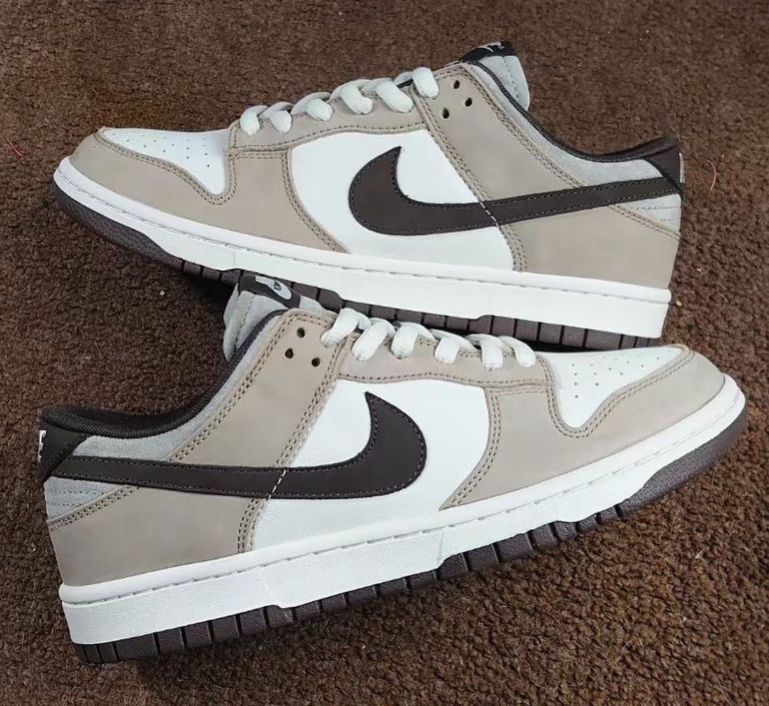 Nike Dunk Low White Grey Brown Release Date Info
