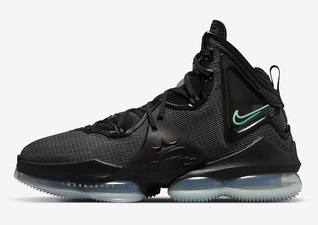 Nike LeBron 19 Black Green Glow DC9340-003 Release Date Info