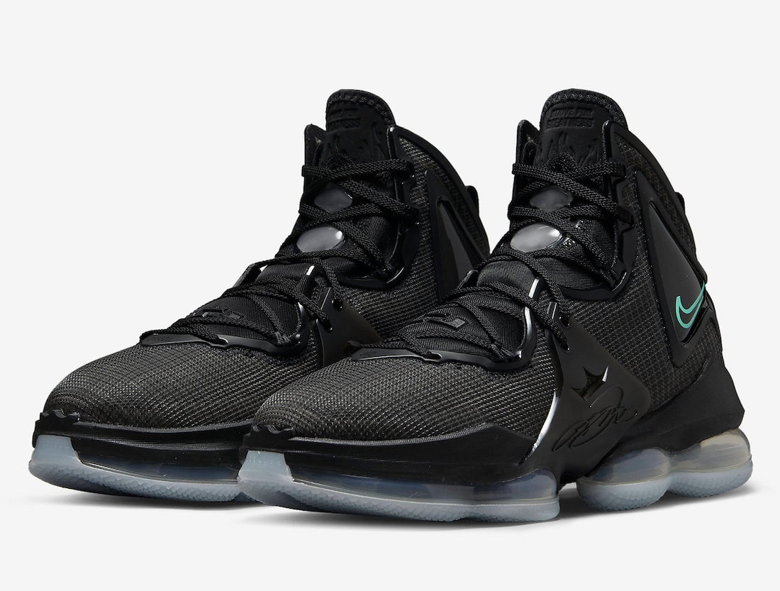 Nike LeBron 19 Black Aqua DC9340-003 Release Date Info