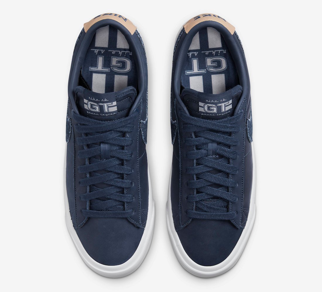 Nike SB Blazer Low GT Navy Denim DM8890-400 Release Date Info