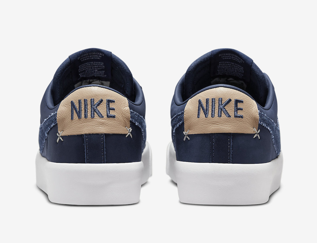 Nike SB Blazer Low GT Navy Denim DM8890-400 Release Date Info