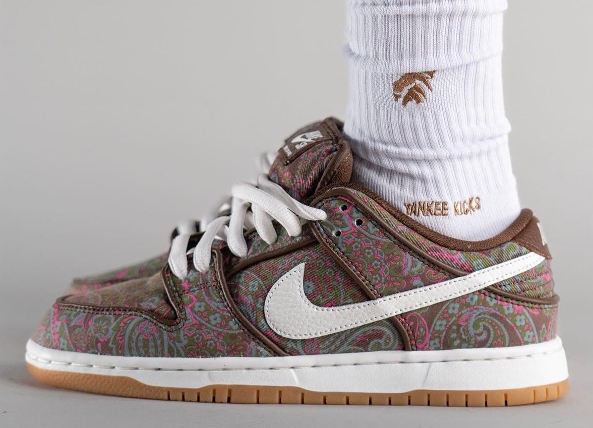 Nike SB Dunk Low Paisley DH7534-200 On-Foot