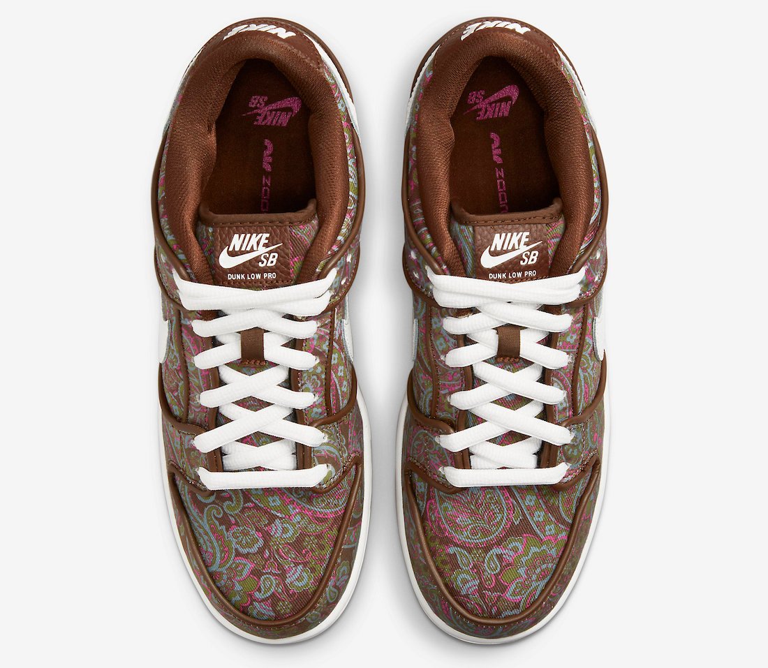 Nike SB Dunk Low Paisley DH7534-200 Release Info Price
