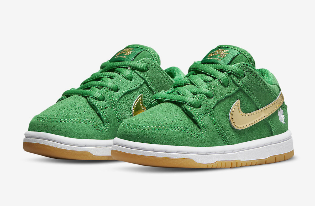 Nike SB Dunk Low St. Patricks Day Toddler DN3673-303 Release Date