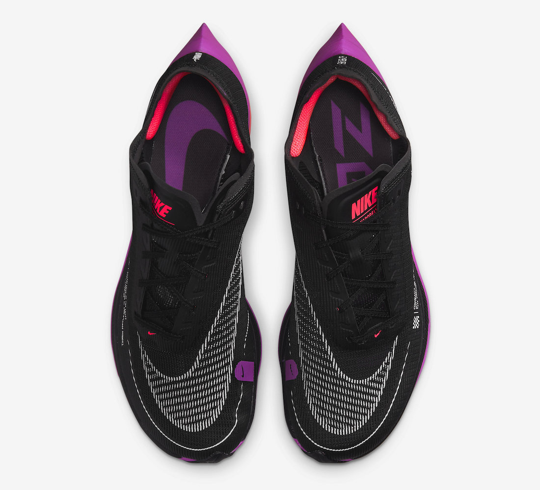 Nike ZoomX VaporFly NEXT% 2 Black Purple Crimson CU4111-002 Release Date Info