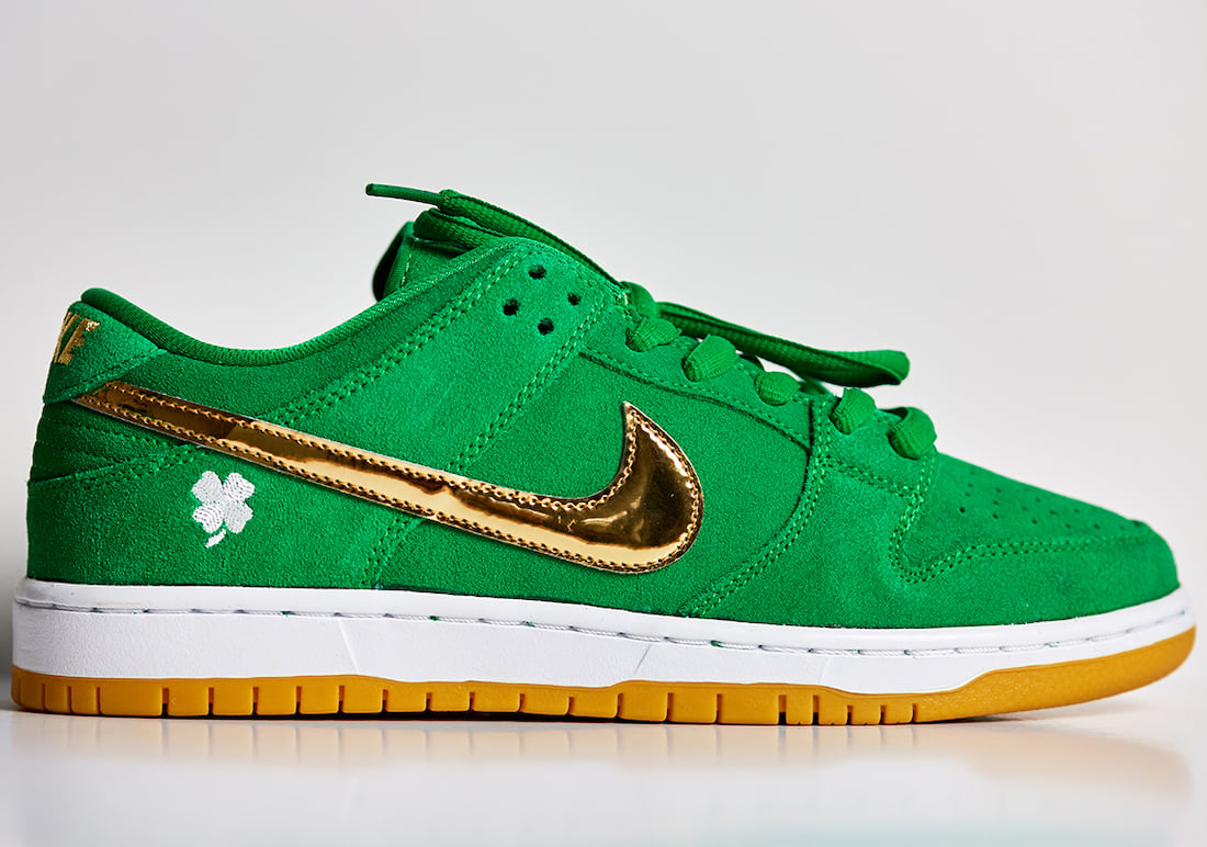 St Patricks Day Nike SB Dunk Low BQ6817-303 Release Date