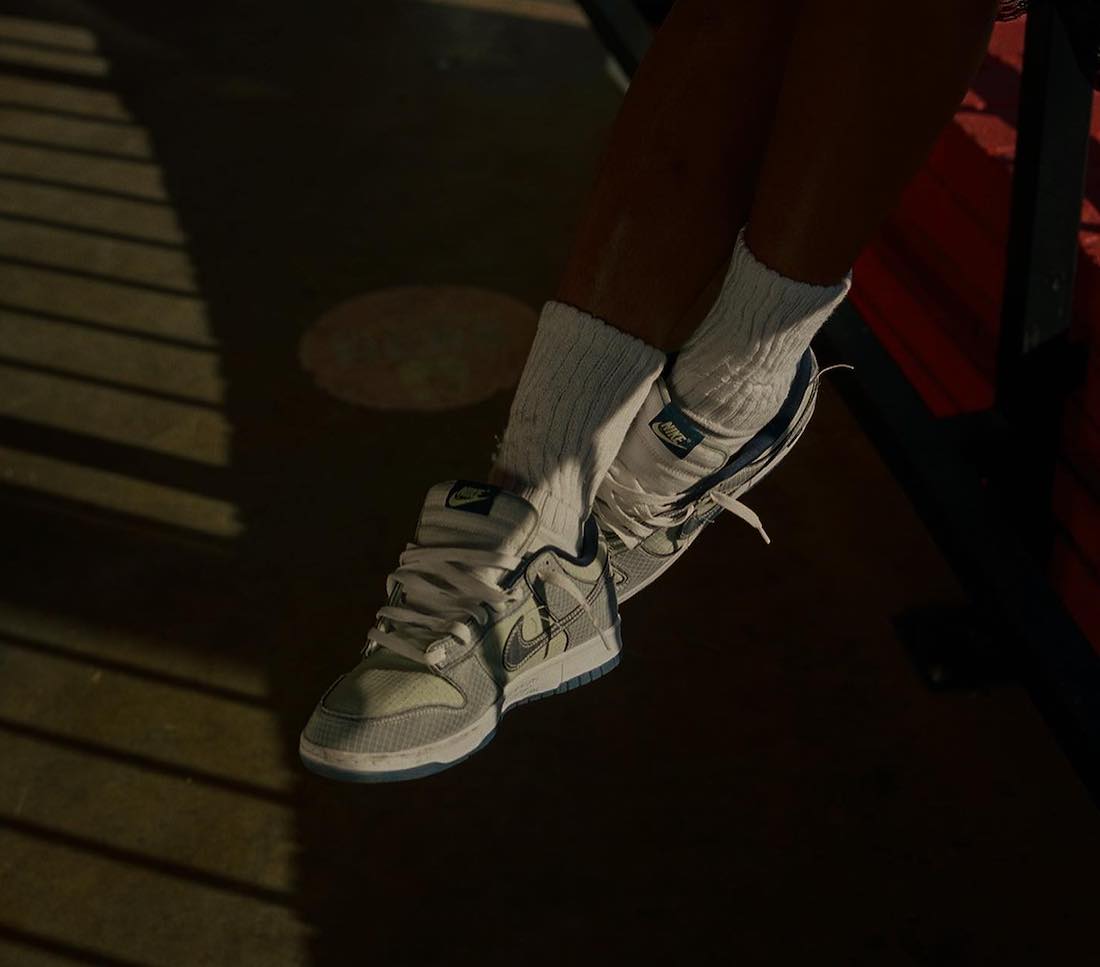 Union Nike Dunk Low Pistachio Midnight Navy DJ9649-401 Release Date