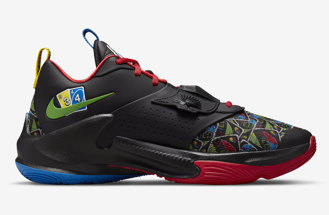 UNO Nike Zoom Freak 3 Black Wild Card DC9363-001 Release Date