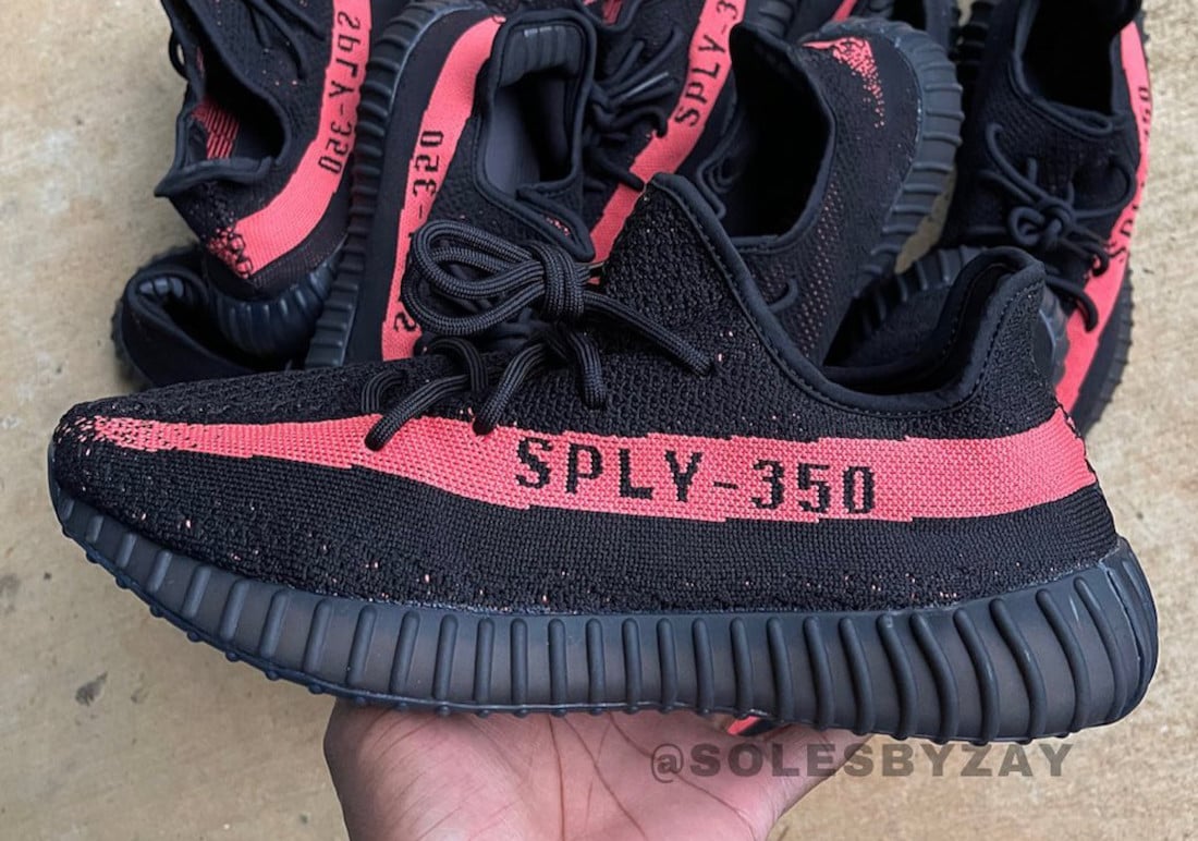 First Look: 2022 adidas Yeezy Boost 350 V2 ‘Red Stripe’