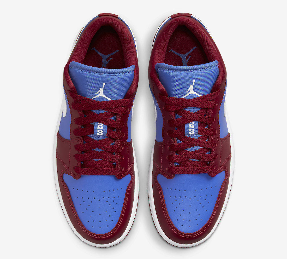 Air Jordan 1 Low Red Blue DC0774-604 Release Date Info