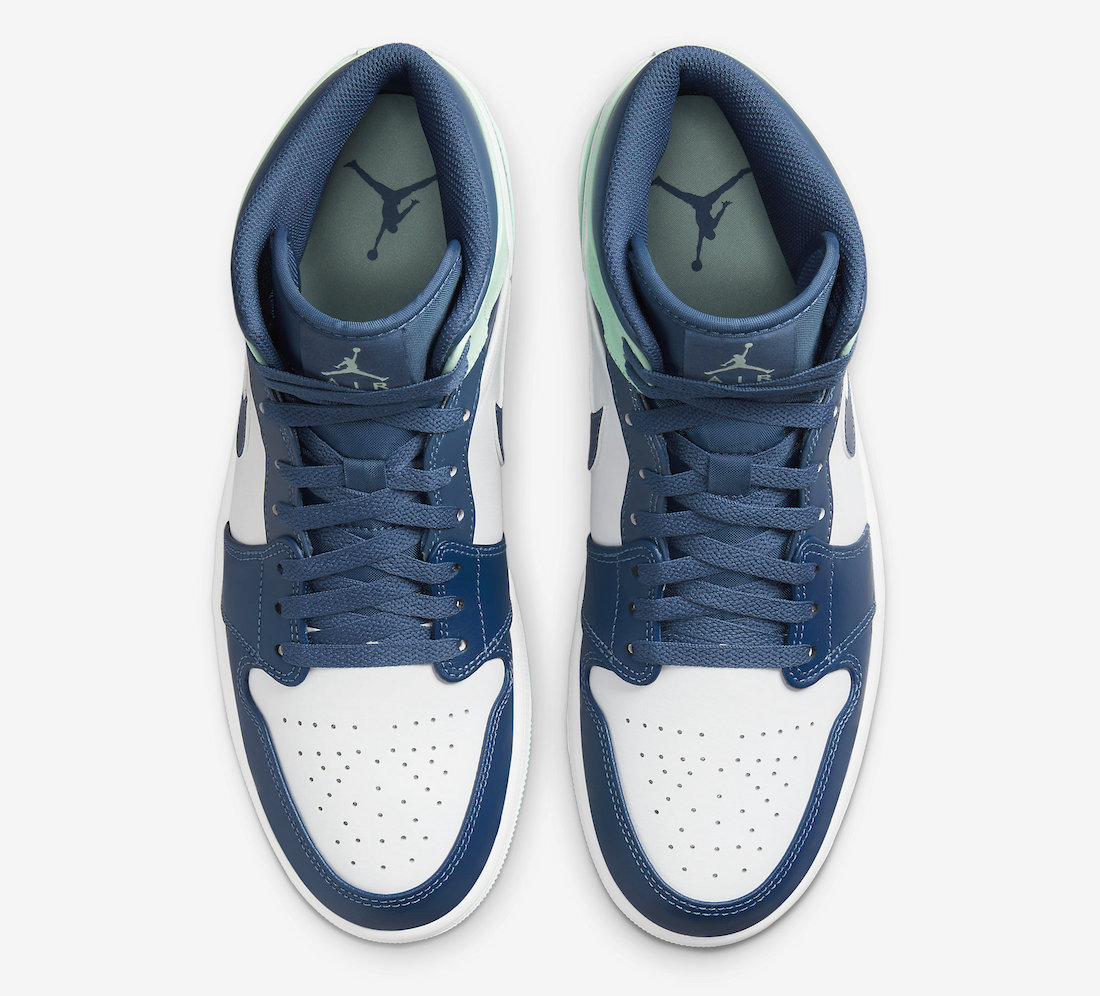 Air Jordan 1 Mid Blue Mint 554724-413 Release Date Info