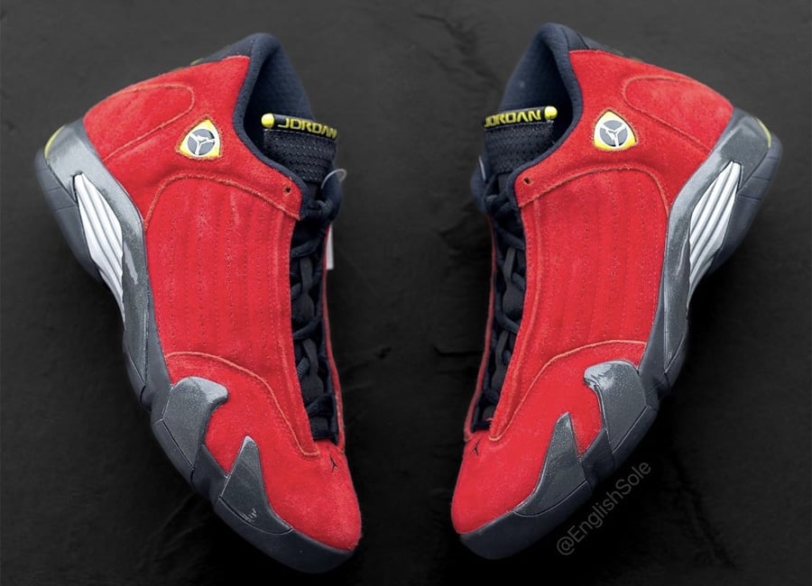 Check Out the Air Jordan 14 ‘Alternate Ferrari’ Looksee Sample