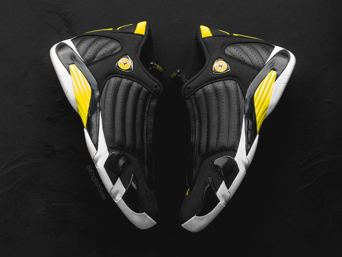 Check Out the Air Jordan 14 ‘Alternate Thunder’ Looksee Sample