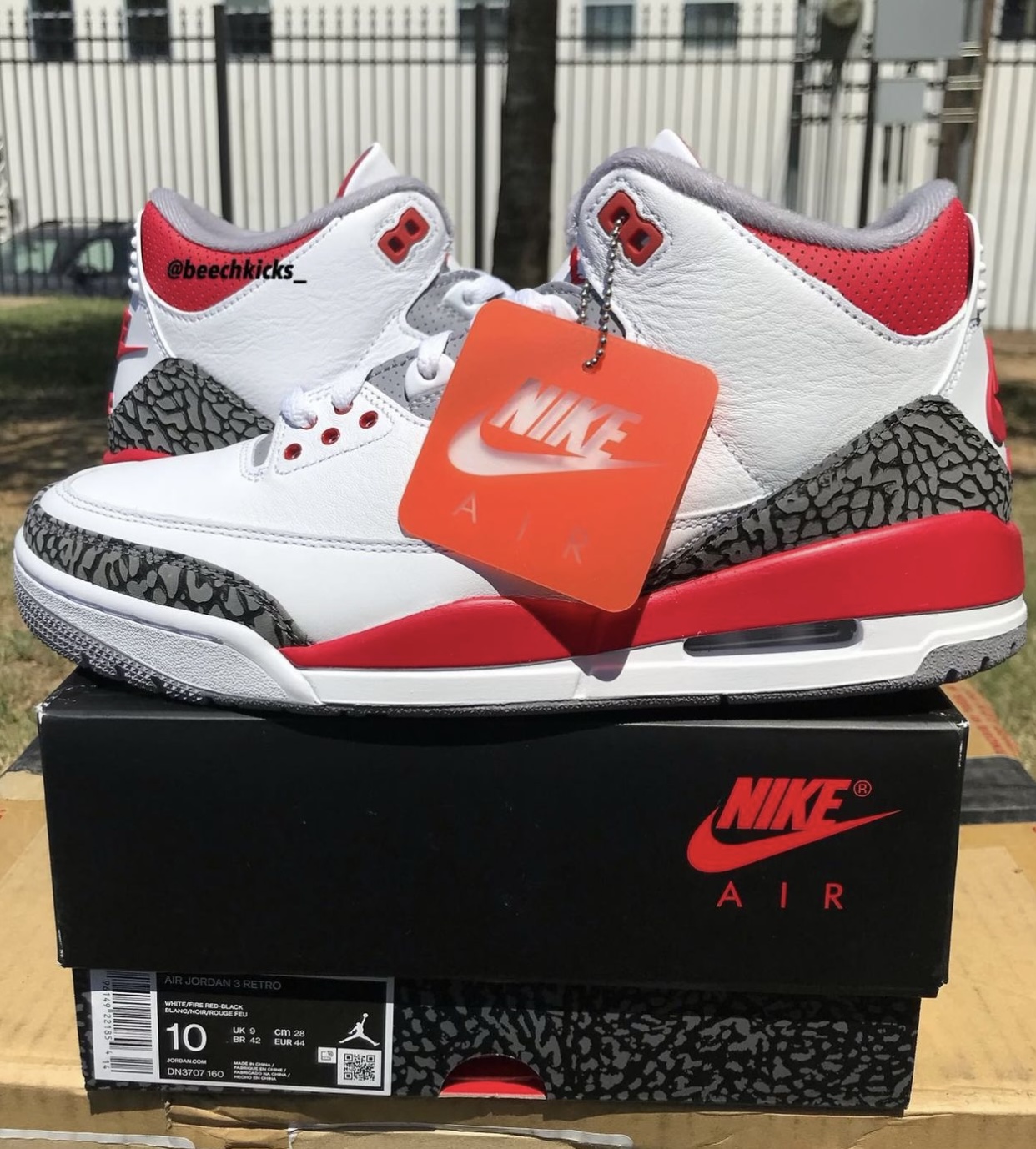 Air Jordan 3 Fire Red 2022 DN3707-160 Release Date