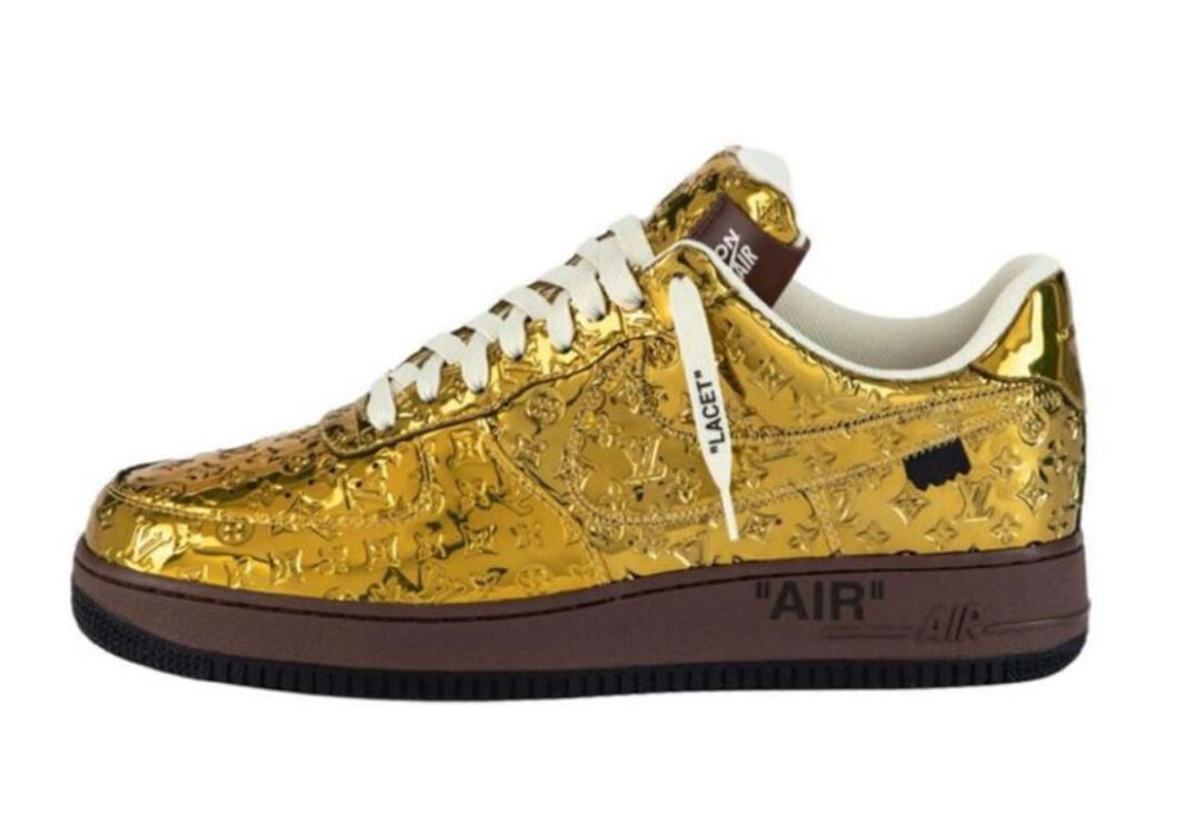louis vuitton nike air force 1 release date