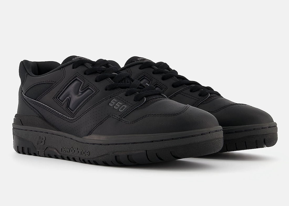 New Balance 550 Triple Black BB550BBB Release Date Info