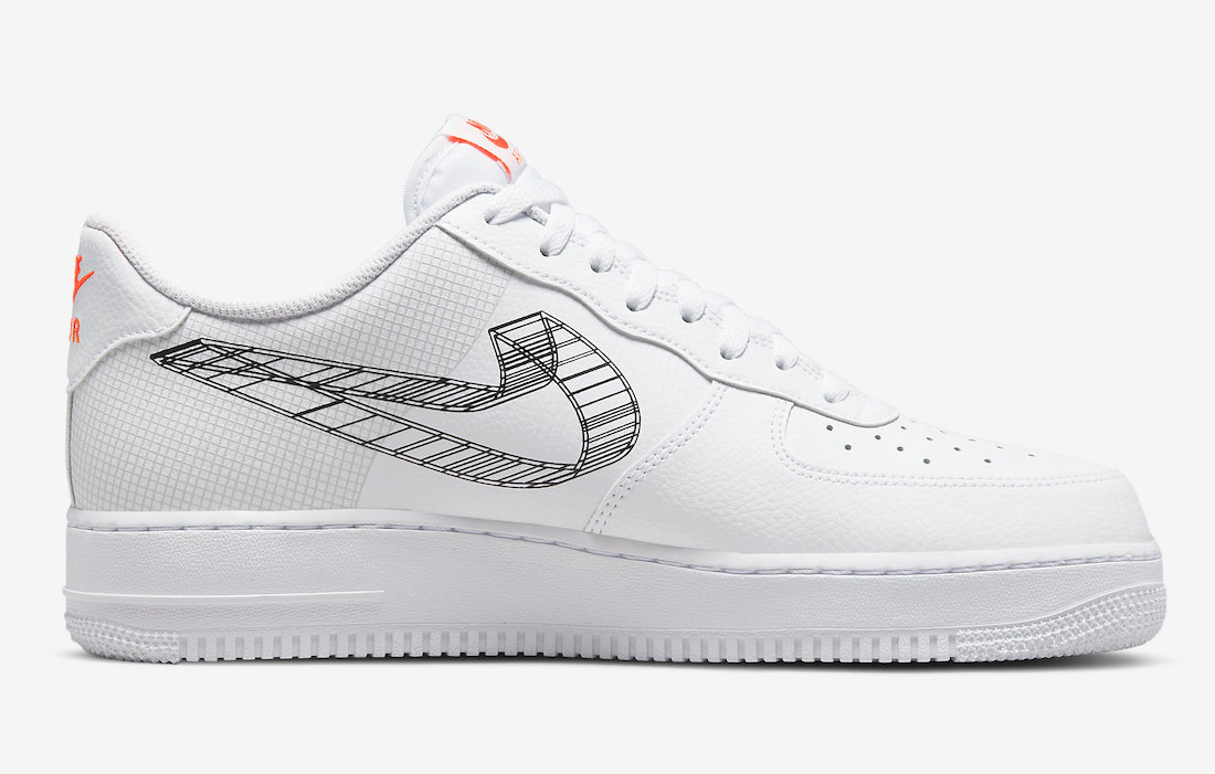 Nike Air Force 1 Low 3D Swoosh DR0149-100 Release Date Info