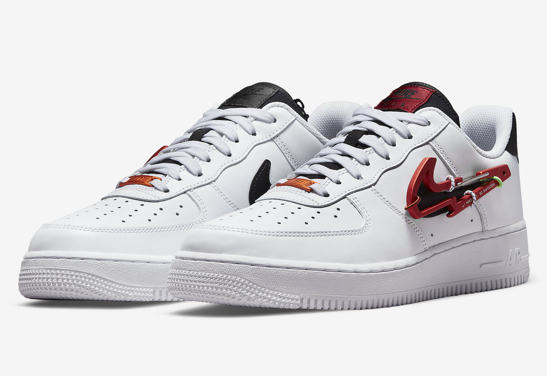The Nike Air Force 1 Low Releasing with Carabiner Swooshes