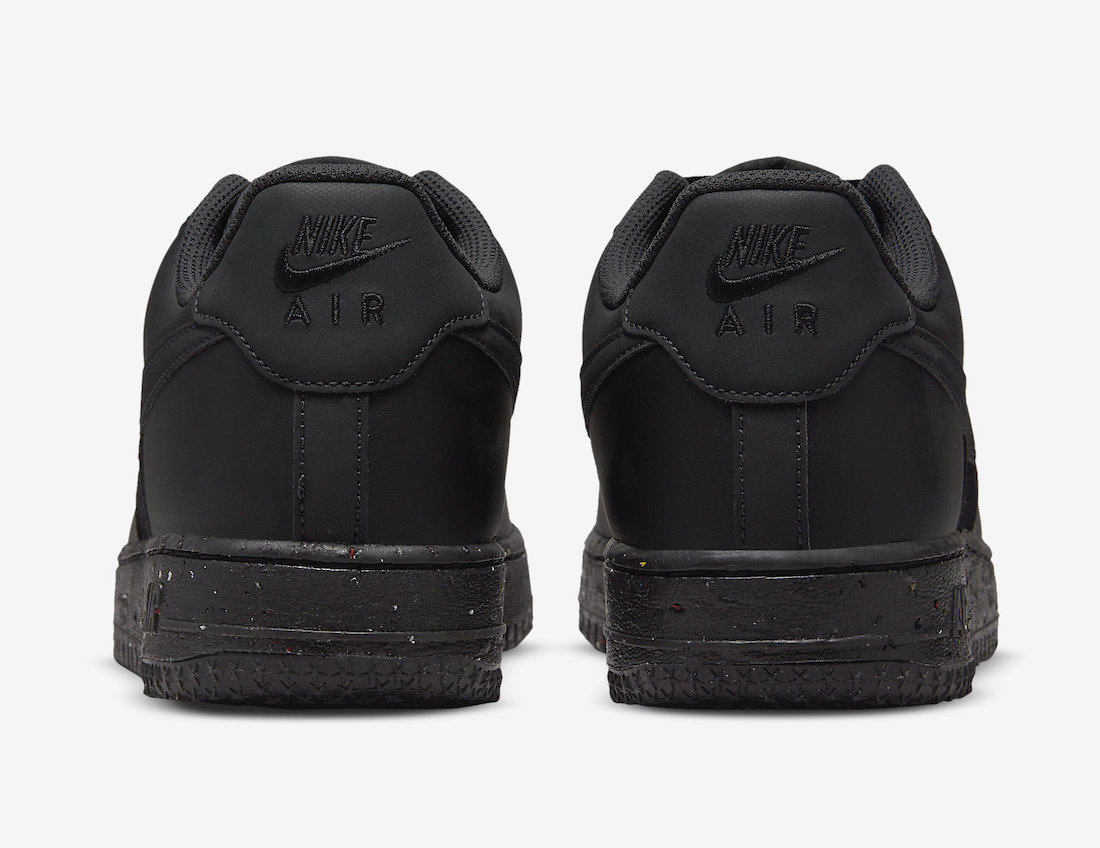 Nike Air Force 1 Low Crater Triple Black DH8083-001 Release Date Info