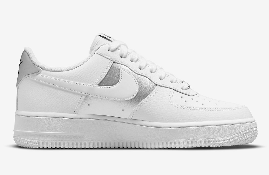 Nike Air Force 1 Low White Metallic Silver DD8959-104 Release Date Info