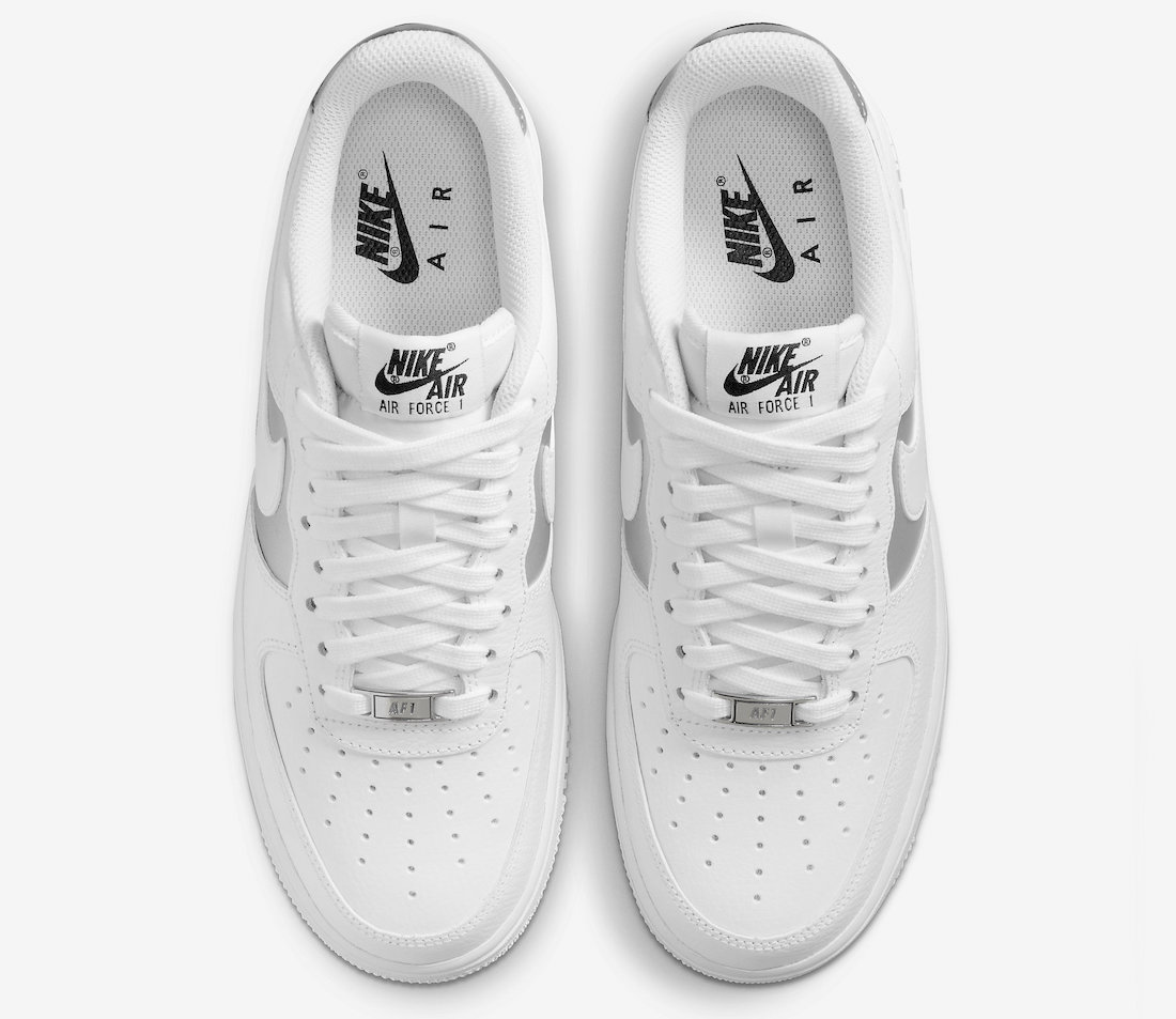 Nike Air Force 1 Low White Metallic Silver DD8959-104 Release Date Info