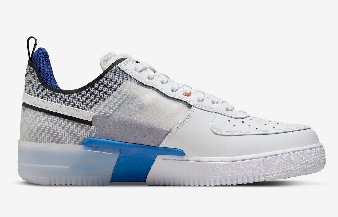 Nike Air Force 1 React White Light Photo Blue DH7615-101 Release Date Info